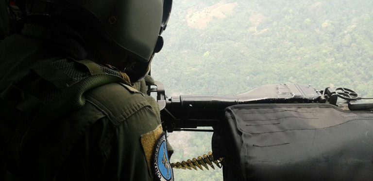 Misión de búsqueda del helicóptero HK-5049
