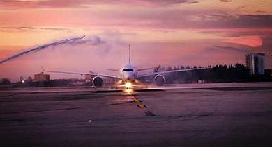 Airbus A350 de TAM en Miami