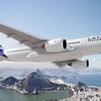 Render Airbus A350XWB de LATAM Airlines sobre Río de Janeiro