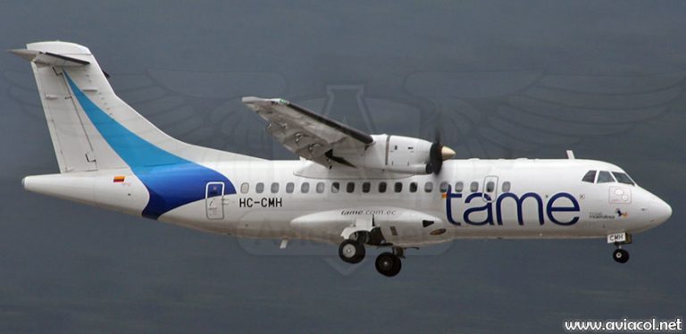 Avión de la aerolínea Tame
