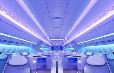 Cabina Airspace by Airbus en un A350