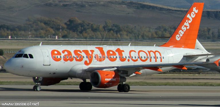 Avión Airbus de easyjet