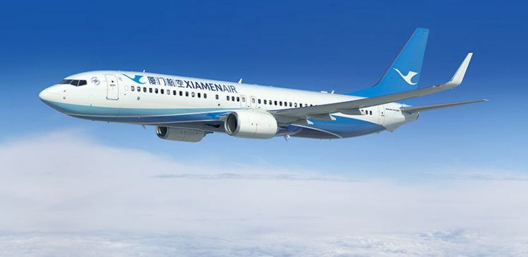Boeing 737 en colores de XiamenAir (Foto: Boeing)