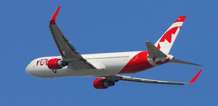 Boeing 767 de Air Canada rouge
