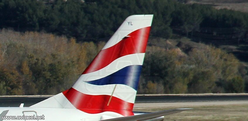 Avión de British Airways