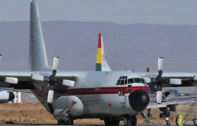 C-130 Hercules de la Fuerza Aérea Boliviana (Foto: Santiago Rivas)
