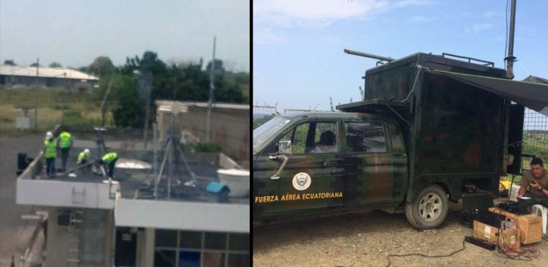 Afectación aérea en Ecuador