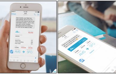 KLM ofrece servicio de información de vuelos por Facebook Messenger