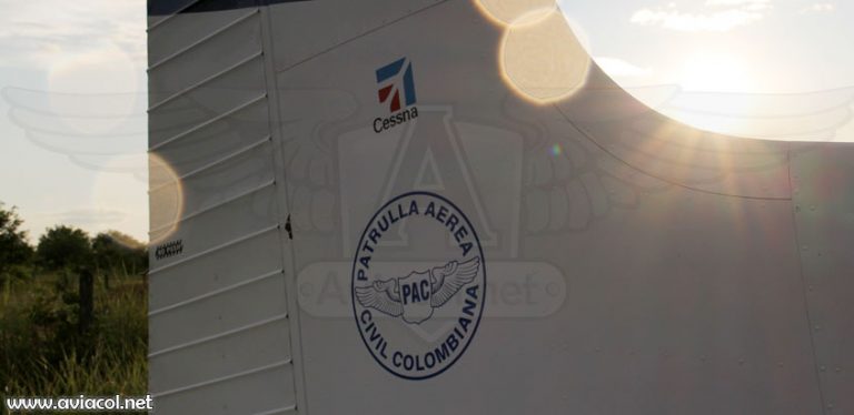Avión de la Patrulla Aérea Civil Colombiana