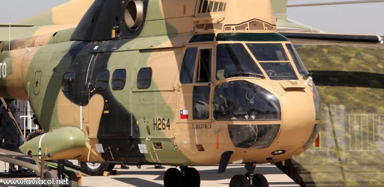 Helicóptero SA330 Puma del Ejército de Chile