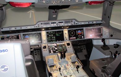 Simulador de Airbus A350