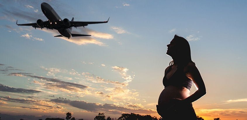Volar en estado de embarazo