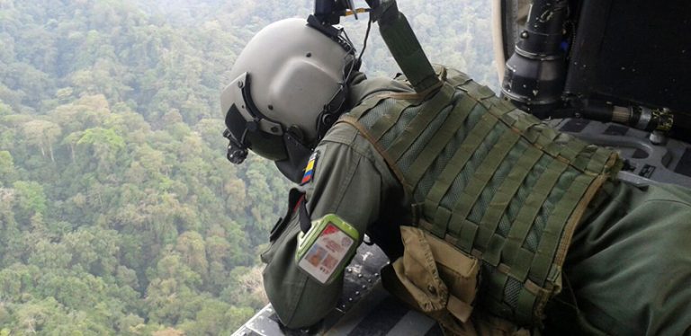 Misión de búsqueda del helicóptero HK-5049