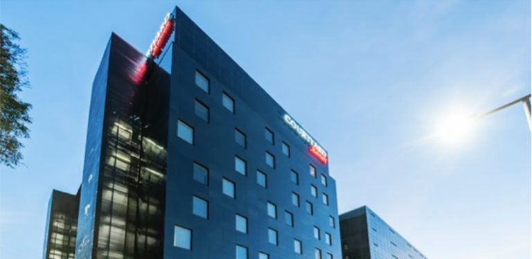 Render del Hotel Courtyard Marriott de Bogotá