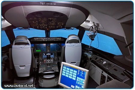 Simulador de Vuelo - Avión Boeing 787 Dreamliner