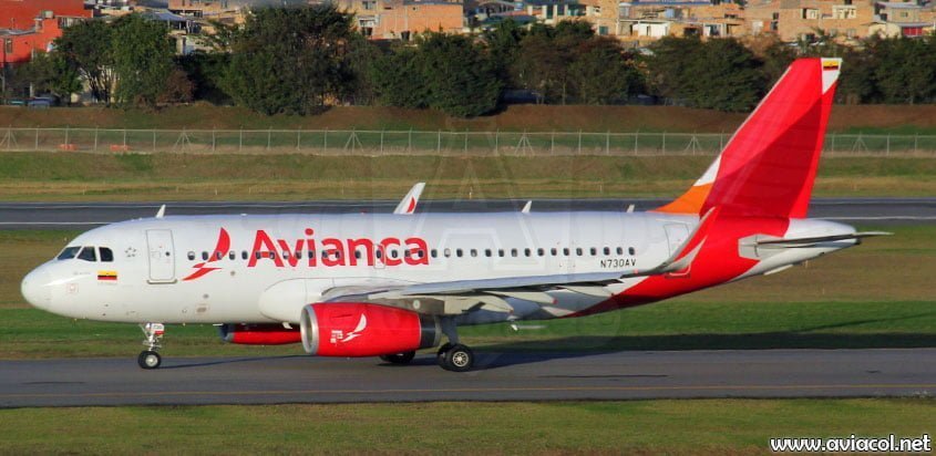 Aibus A319 de Avianca