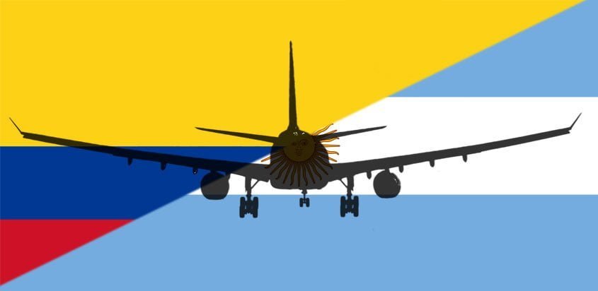 Reunión aeronáutica entre Colombia y Argentina