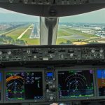 Boeing 787 Aterrizando en Bogotá
