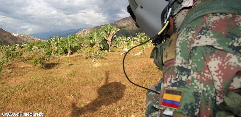Helicóptero del Ejército de Colombia