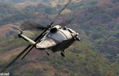 Helicóptero UH-60L del Ejército de Colombia