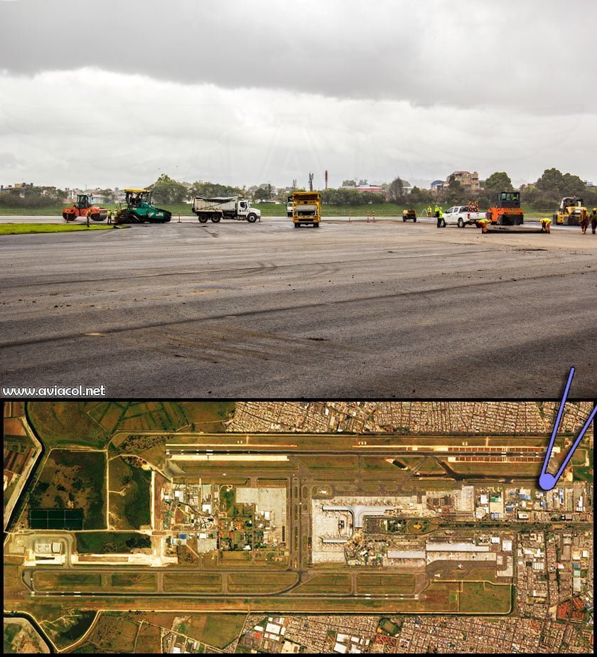 Obras en aeropuerto El Dorado de Bogotá