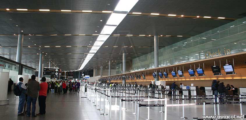 Aeropuerto Internacional Eldorado de Bogotá.