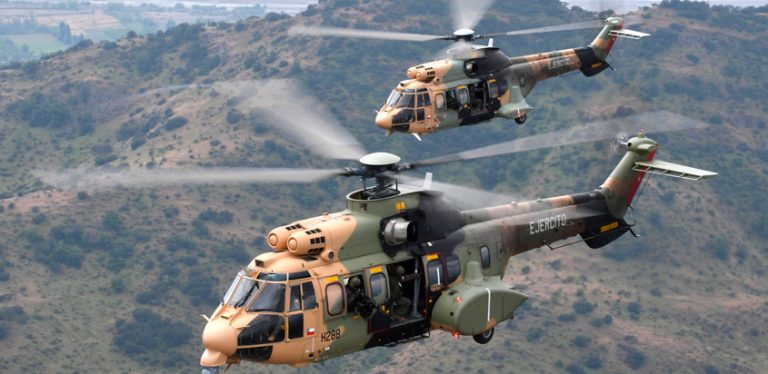 Airbus Helicopters H215M del Ejército de Chile.