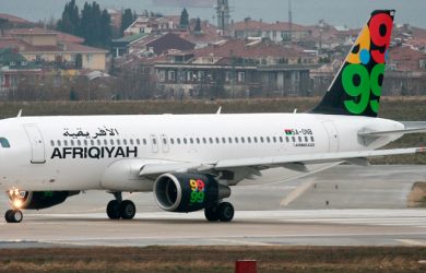 Airbus A320 de Afriqiyah como el secuestrado en Malta.