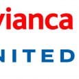 Logos de Avianca y United Airlines.