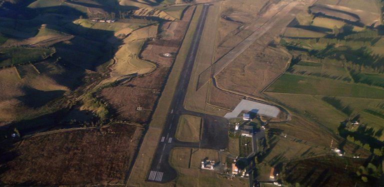 Foto Aérea del Aeropuerto San Luis de Ipiales, Nariño.