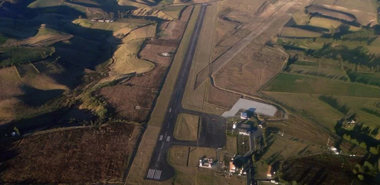 Foto Aérea del Aeropuerto San Luis de Ipiales, Nariño.
