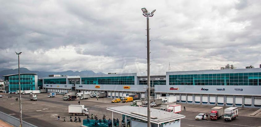 Terminal de Carga del Aeropuerto Internacional Eldorado de Bogotá.