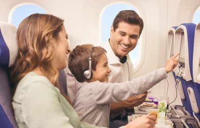 Entretenimiento abordo de LATAM Airlines