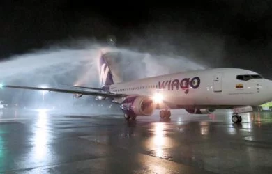 Vuelo inaugural de Wingo a Quito, Ecuador.