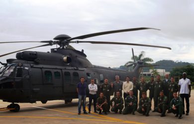 Fuerzas Armadas de Brasil recibiendo el H225M de Airbus.