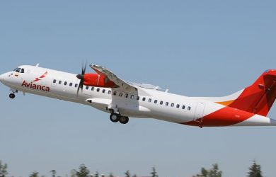 ATR 72-600 de Avianca en ascenso.