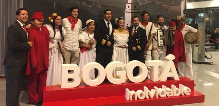Inauguración del Vuelo inaugural de Avianca a Montevideo.