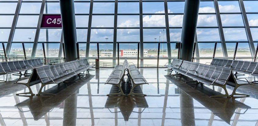 Aeropuertos con mobiliario fabricado por Actiu.