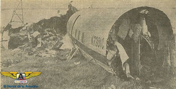 Accidente Lockheed L-1649A de Aerocóndor en Eldorado (Bogotá).