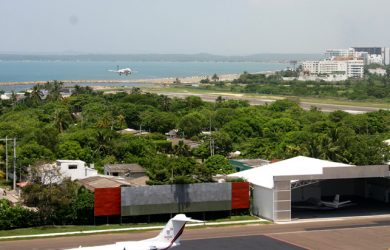 Pista del Aeropuerto Rafael Núñez de Cartagena de Indias.