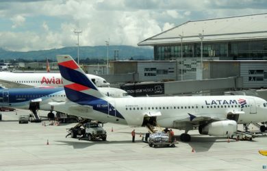 Airbus A319 de LATAM Airlines Colombia.