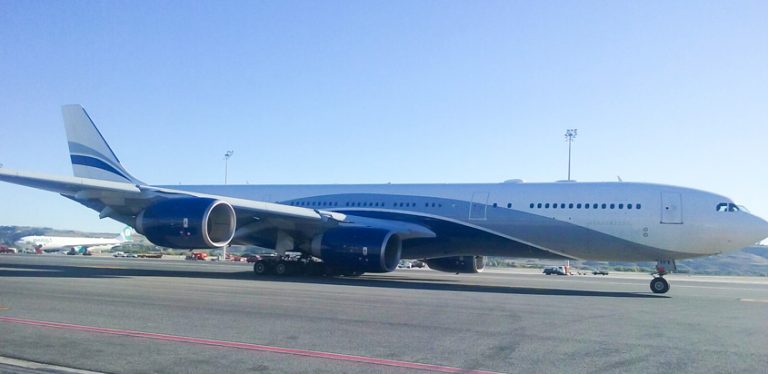 Airbus A340-500 de Hi Fly tomado en wet lease por Avianca.