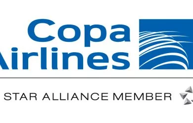 Logo de Copa Airlines, miembro de Star Alliance.