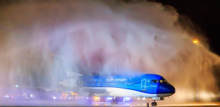Despedida al Fokker 70 de KLM.
