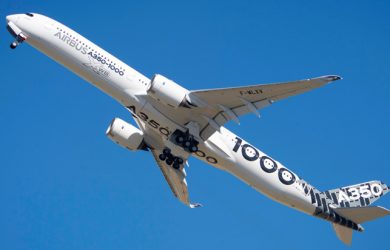 Airbus A350-1000 en París Ar Show.