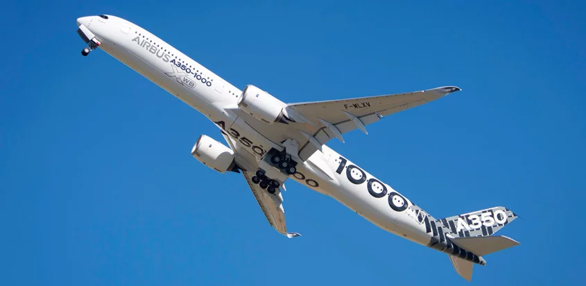 Airbus A350-1000 en París Ar Show.