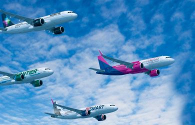 Airbus de Volaris, Wizz Air, Frontier, JetSmart e Indigo