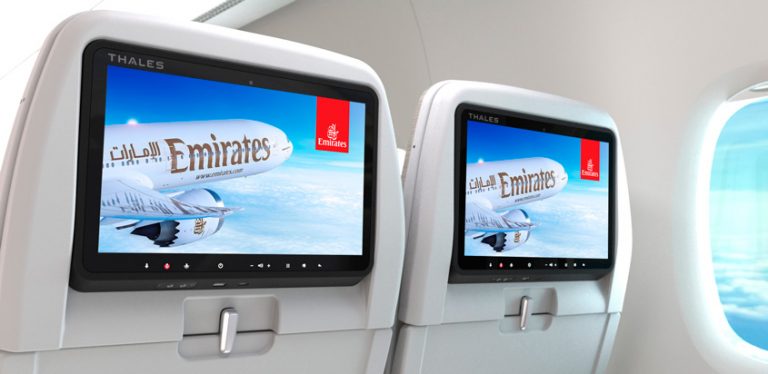 GX Aviation en un render de un Boeing 777X de Emirates.