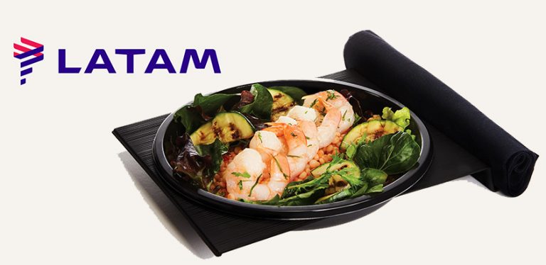Nuevo concepto de Menú en Economy de LATAM Airlines.