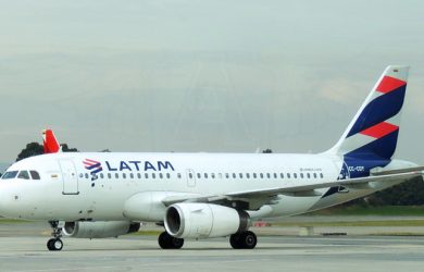 Airbus A319 de LATAM Airlines Colombia.
